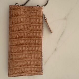 HOUSE OF BOREL | EYEGLASS CASE OR NON PRO MAX PHONE | PINK CROCODILE CAIMAN |